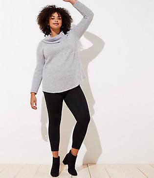Loft Plus Leggings In Pindot