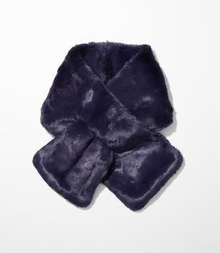 Loft Faux Fur Pull Through Scarf