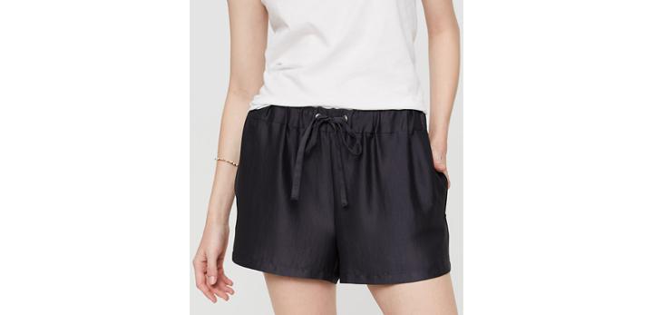 Loft Lou & Grey Luster Drawstring Shorts