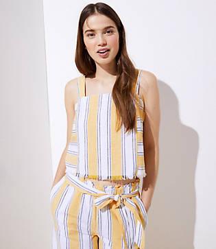 Loft Beach Frayed Tank Top