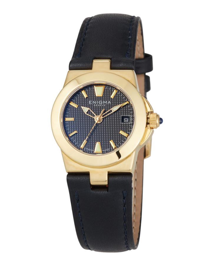 26mm Date Watch W/ 18k Gold &