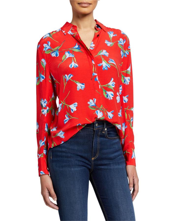Anderson Floral Button-down