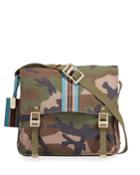 Men's Camo-print Stripe Canvas