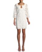 Lace Three-quarter Sleeve