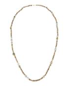 Tahitian Pearl, Labradorite & Sapphire Rope Necklace,