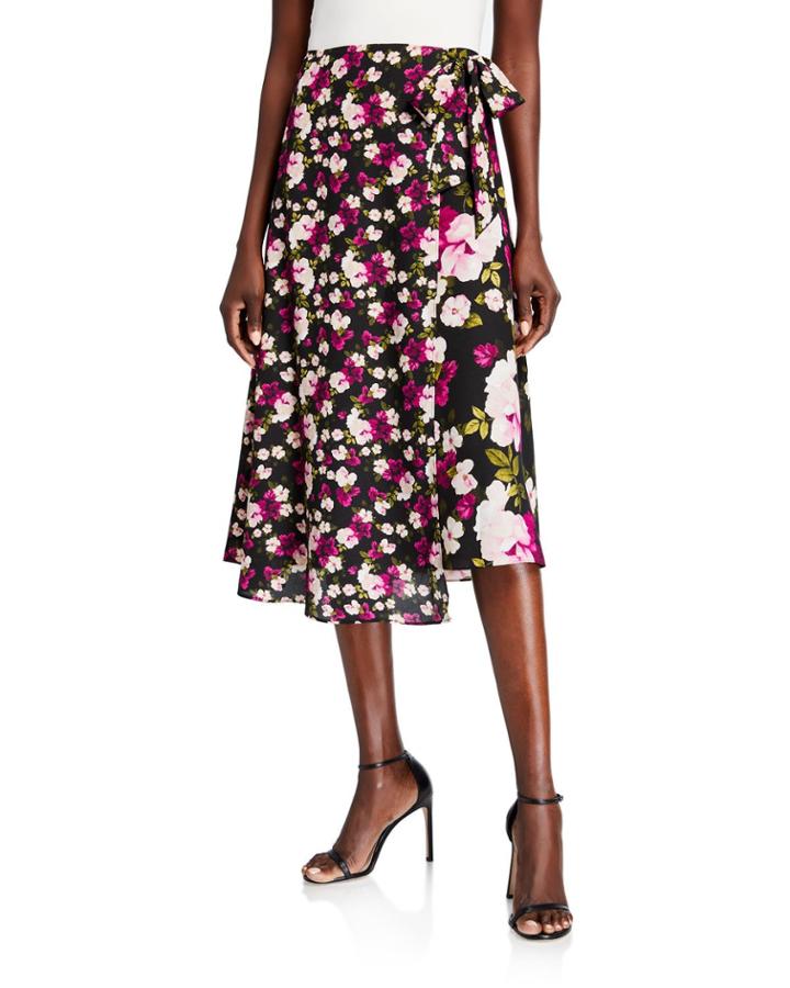 Floral-print Wrapped