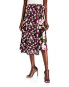 Floral-print Wrapped