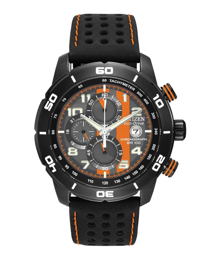 44mm Men's Tachymeter Eco-drive Watch