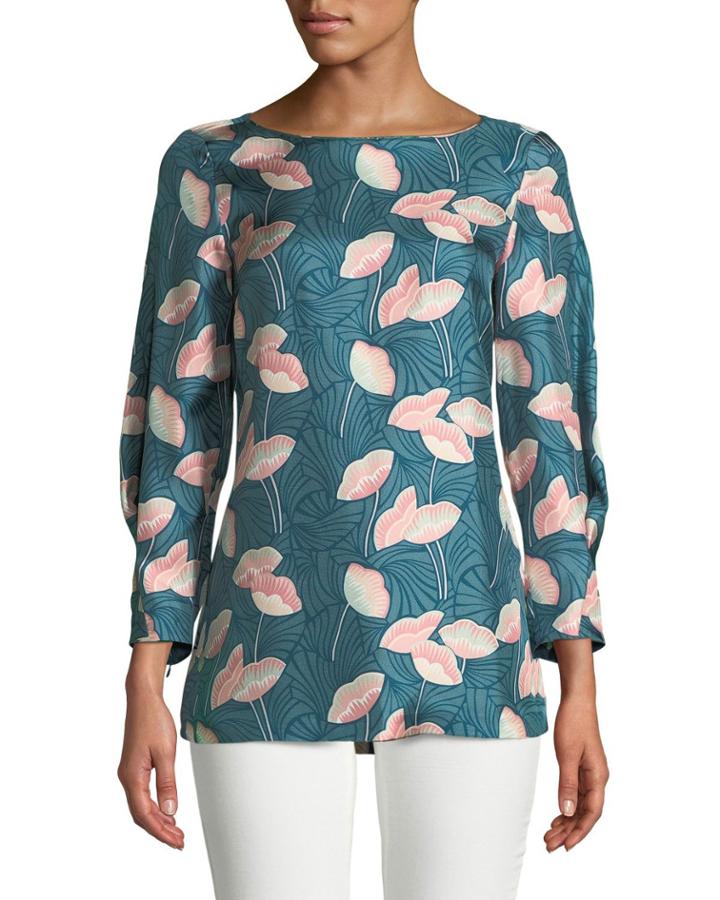 Caddie 3/4-sleeve Floral