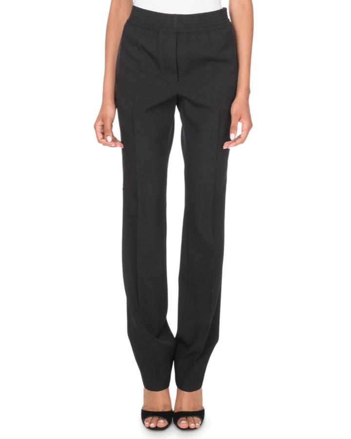 Stretch-waist Tux Pants