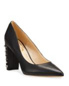 Markham Studded-heel Pumps