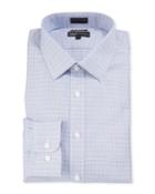 Men's Slim-fit Cotton Check Dress