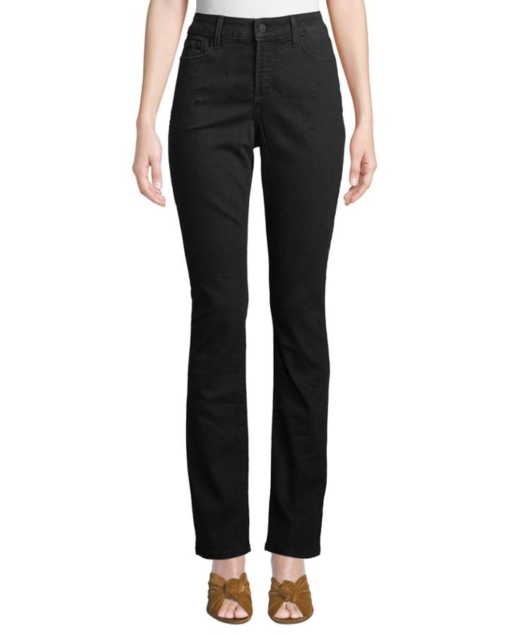 Samantha Slim-straight Jeans, Black