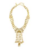 Ornate Golden Charm Necklace
