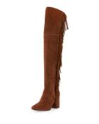 Jodi Fringe Suede Over-the-knee Boot