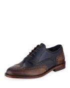 Men's Wing-tip Lace-up Dress