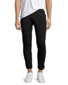 Neoprene Biker Sweatpants, Navy