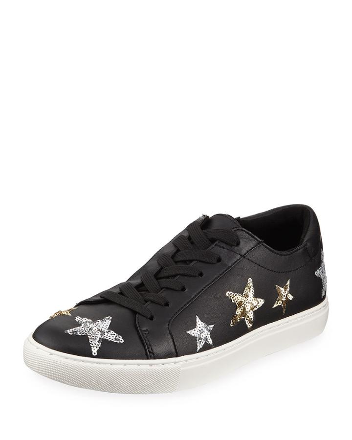 Kam Sequined Leather