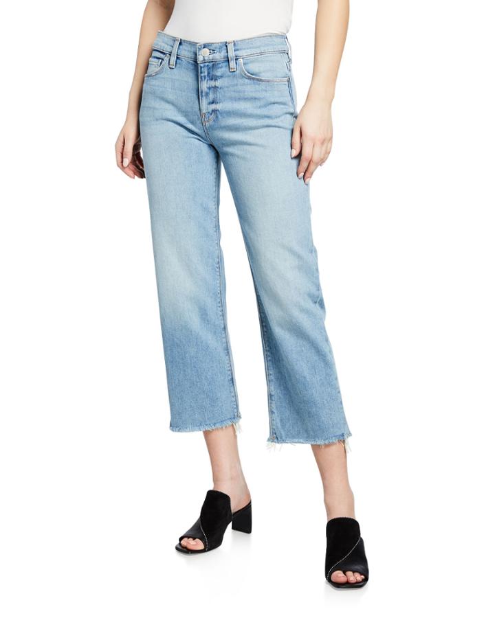Stella Mid-rise Cropped Straight-leg Jeans