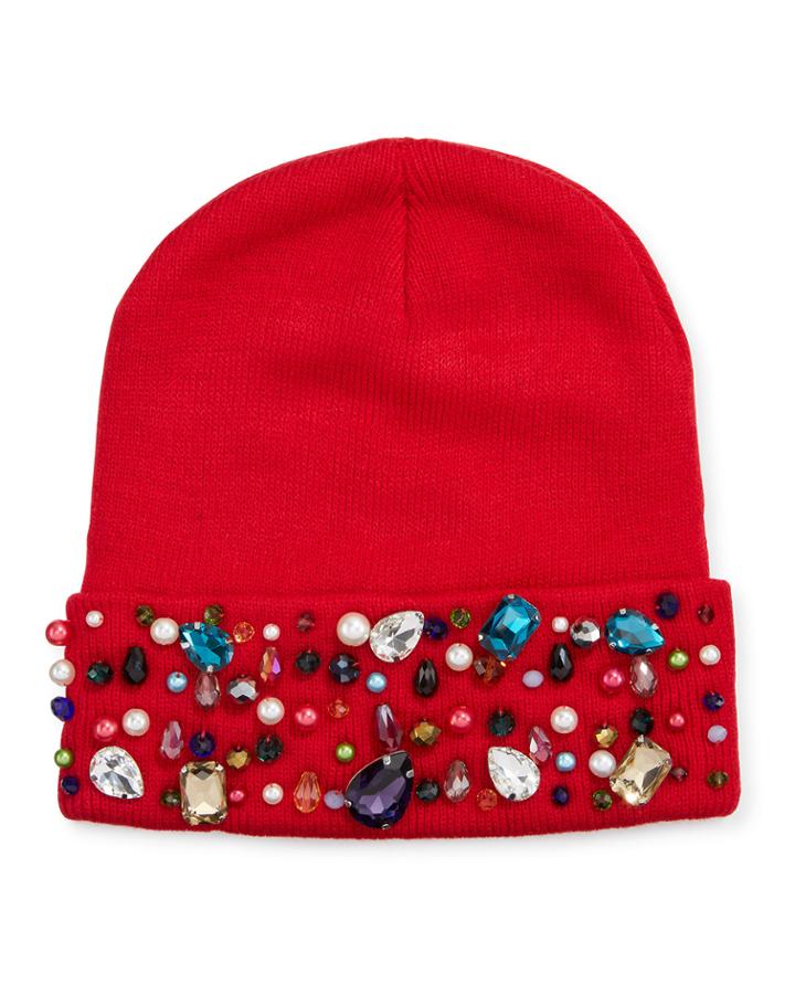 Beaded & Jeweled Beanie