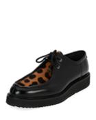 Dyson Ponyhair & Leather Derby Creeper