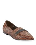 Python Ballet Flats With