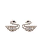 Audrey Swan Cubic Zirconia Drop Earrings