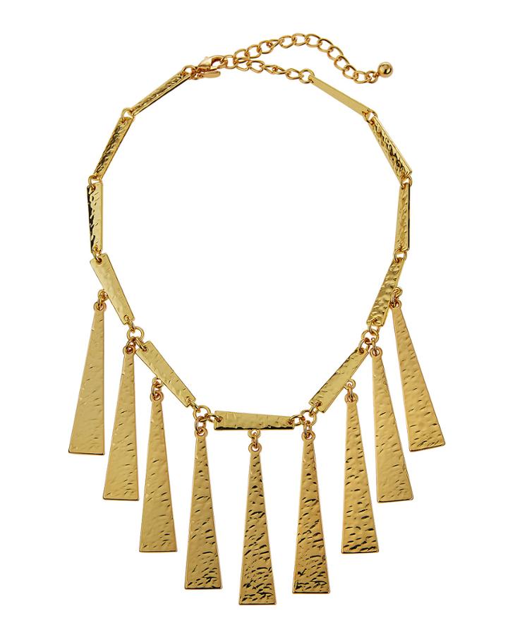 Tapered Bar Shaker Necklace
