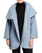 Plus Size Marla Wool-blend Wrap Coat