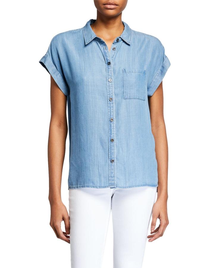 Marsden Short-sleeve Button-down Chambray