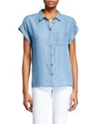 Marsden Short-sleeve Button-down Chambray