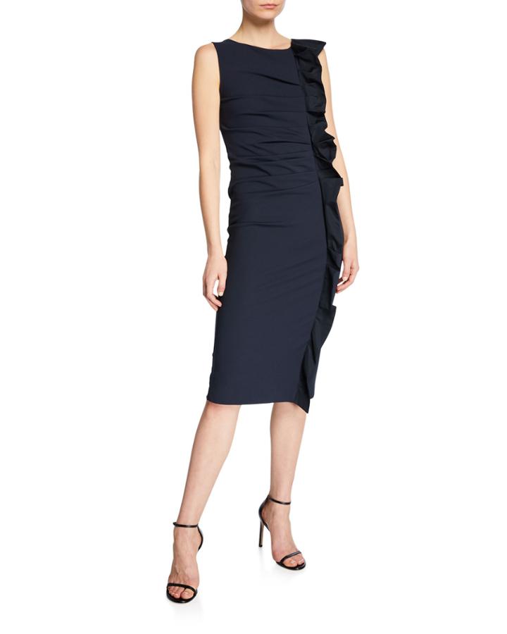 Cleo Ruffled Jersey Dress