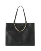 Maggie Large Leather Tote Bag, Onyx