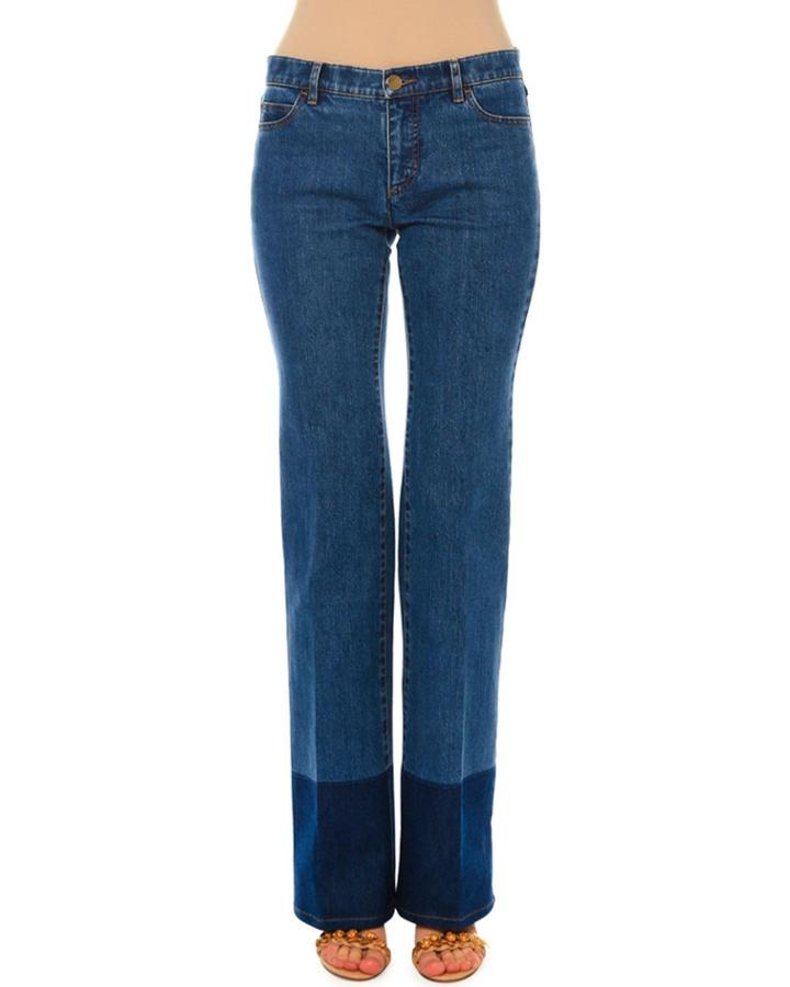 Mid-rise Straight-leg Jeans, Blue