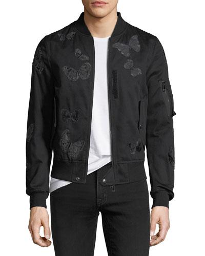 Camu Butterfly Bomber Jacket