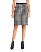 Cashmere Houndstooth Fringe