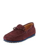 Suede Flat Slip-on Moccasin,