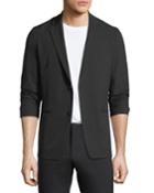 Tailored Semi-tech Wool Blazer