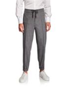 Men's Leisure-fit Drawstring-waist Pants