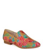 Westley Embroidered Raffia