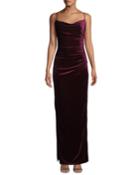 Ruched Velvet Sleeveless