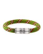 Classic Chain Multicolor Cord Bracelet