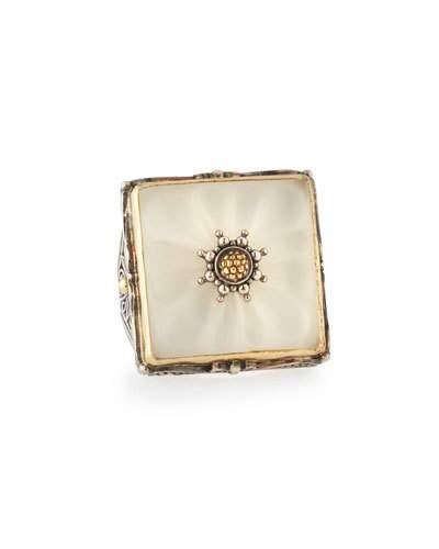 Square Crystal Flower
