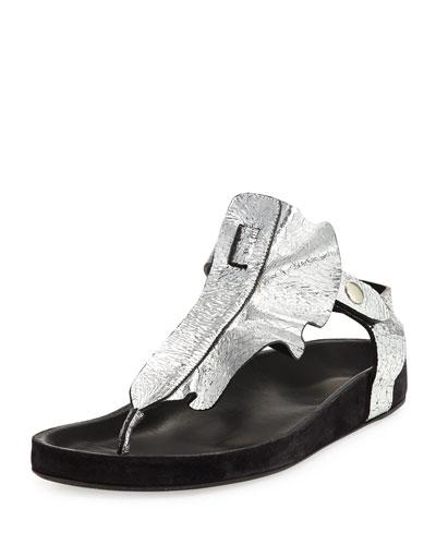 Leakey Ruffled T-strap
