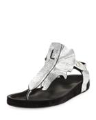 Leakey Ruffled T-strap
