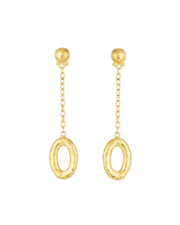 Long Chain Drop Galahad Earr