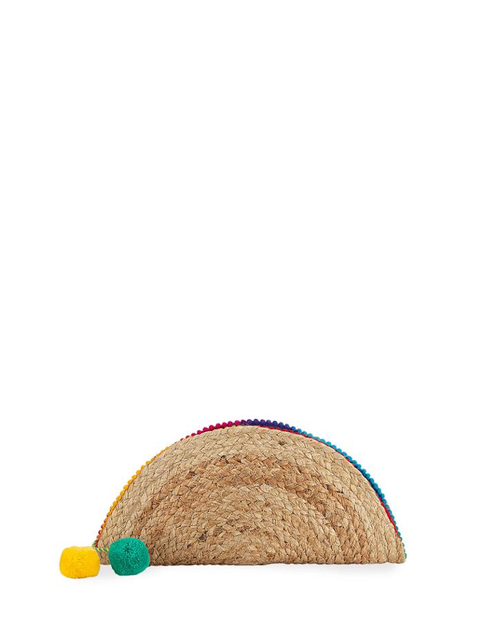 Margarite Zip-top Taco Clutch Bag