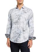 Men's Vinson Abstract Long-sleeve