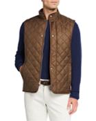 Men's Camo-print Quilted Vest