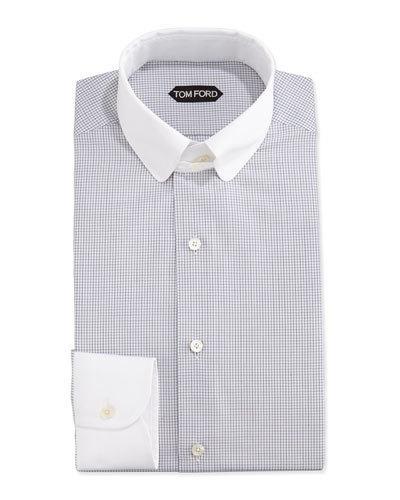 Tailored Fit Graph-check Dress